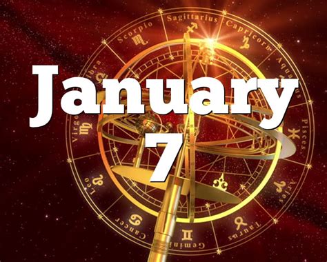 January 7 Birthday Horoscope Zodiac Sign For January 7th