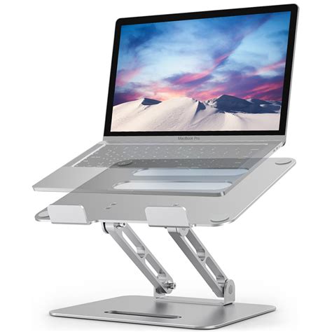Laptop Stand Ergonomic Laptop Holder Adjustable Height Angle Aluminum