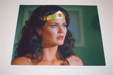 Lynda Carter Wonder Woman Pinup X Glossy Photo Busty Sexy Cleavage Tv Picclick Uk