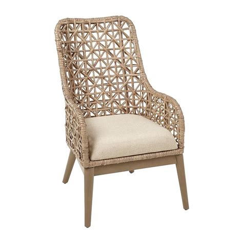 Dining chairs, grey, wicker kitchen & dining room chairs : Sunda Gray Rattan Dining Chair | Pier 1 in 2020 | Rattan ...