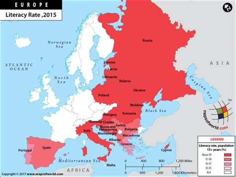 Thematic Map Of Europe