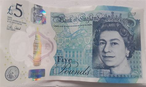 Five Pound New Ak Very Rare 5 Pound Note Serial Number Collectors Item