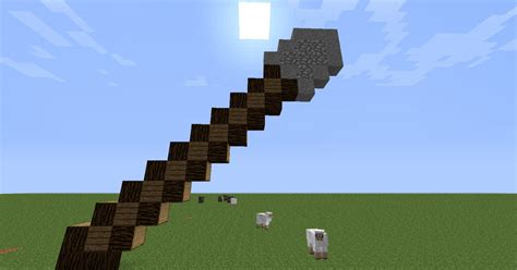 Pixel Art 7 Stone Shovel Minecraft Project