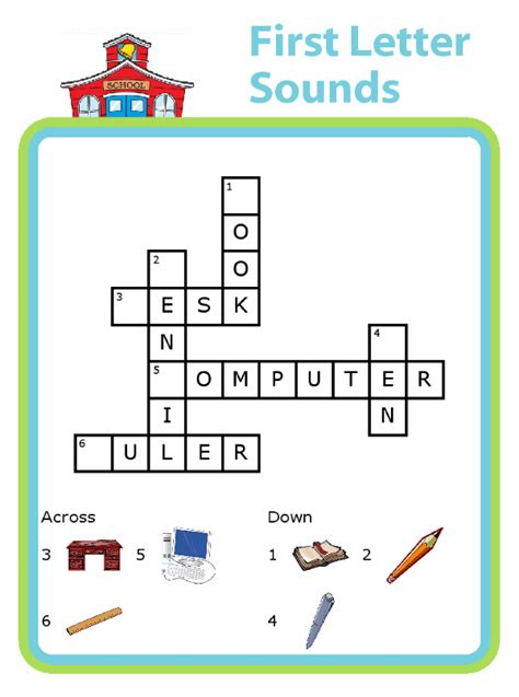 Did we help with your crossword? Printable Crossword Puzzles with Picture Clues for Kids ...