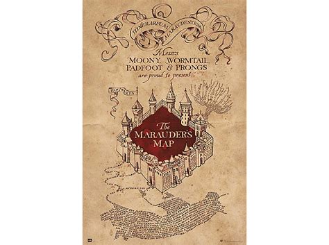 Harry Potter Hogwarts Marauders Map Mediamarkt