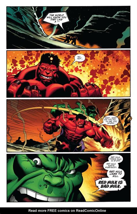 Who Would Win In A Fight To The Death Incredible Hulk Or Red Hulk Quora