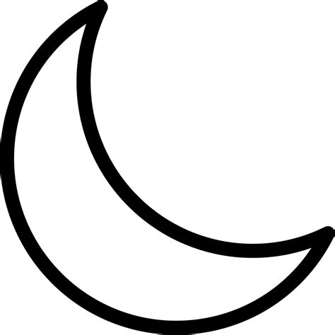 Crescent Moon Svg Png Icon Free Download 39961 Onlinewebfontscom