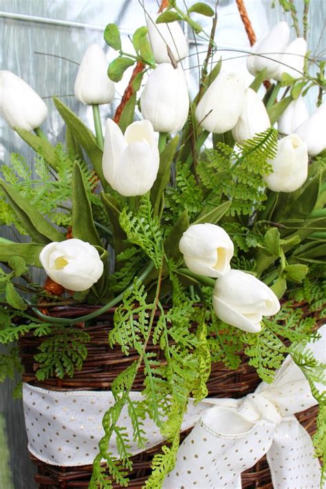 Spring Basket Tulip Wreath Clean And Scentsible