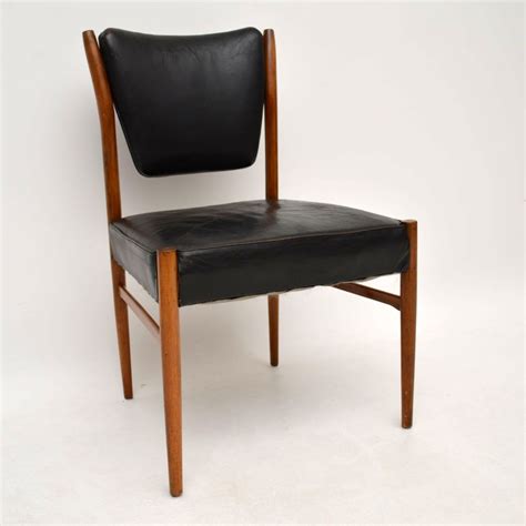 A pair of french leather moustache/cigar arm. Danish Retro Leather Chair Vintage 1960's | Retrospective ...