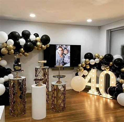 Pin By Christina Guzman On CumpleaÑos 40th Birthday Party Decorations