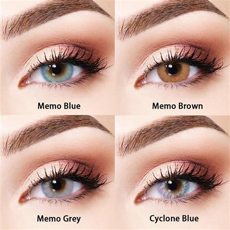 Vcee Memo Grey Colored Contact Lenses | Contact lenses colored, Colored contacts, Natural ...