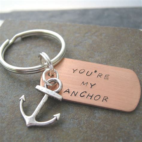 Youre My Anchor Keychain You Are My Anchor Anchor Etsy