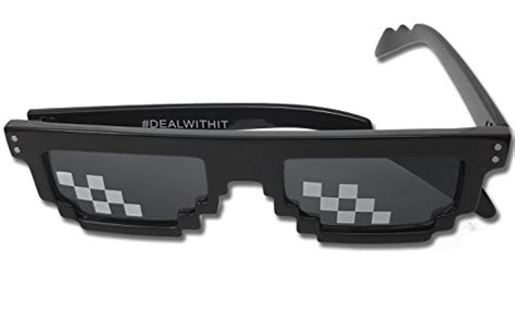 Buy Deal With It Thug Life Glasses Pixel 8 Bit Mlg Internet Meme Sunglasses Online At