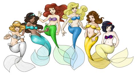 Princess Mermaids Disney Princess Fan Art 12180061 Fanpop