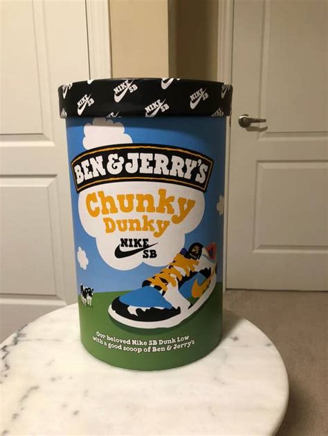 Nike Ben And Jerrys Chunky Dunky Fandf Packaging Grailed