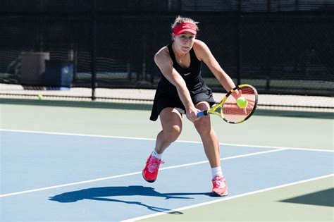 Womens Tennis Splits Weekend Matches To Return To 500 The Daily Aztec