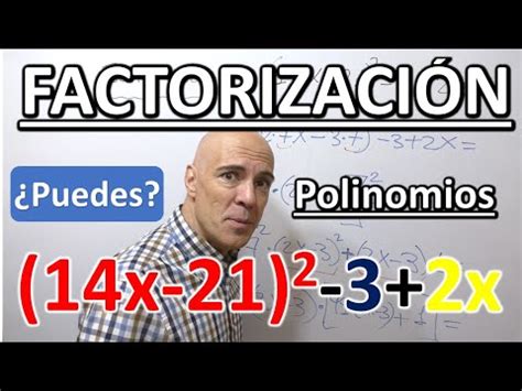 FACTORIZACIÓN Sabes factorizar este polinomio YouTube