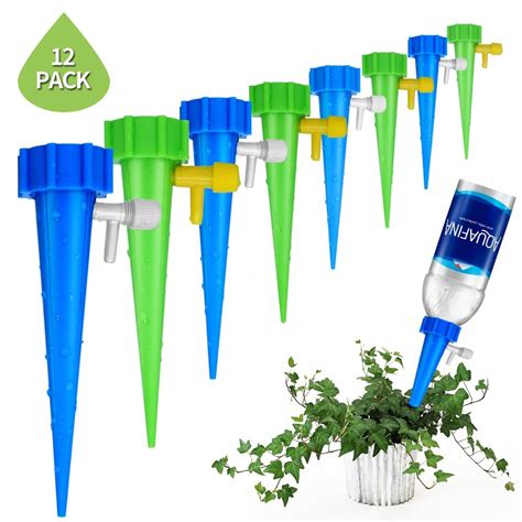 Plant Self Watering Adjustable Stakes System 12pcsset