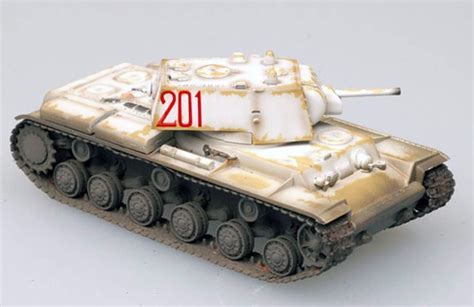 Easymodel Ww2 Russian Army Kv 1 1941 Winter Camouflage Tank 172 Non