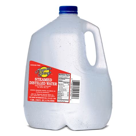 1 Gallon Distilled Water (3 / Case) - Magnetic Springs