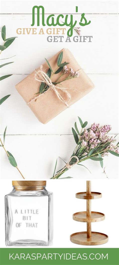 Best 25 macy s wedding registry ideas on pinterest 10. Macy's Give A Gift Get a Gift | Karas party ideas, Perfect wedding presents, Wedding hotel bags