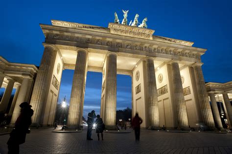 Free Stock Photo Of Brandenburg Gate Night Photoeverywhere