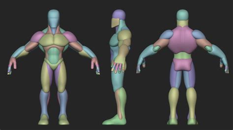 Artstation Characters Base Meshes Free Download