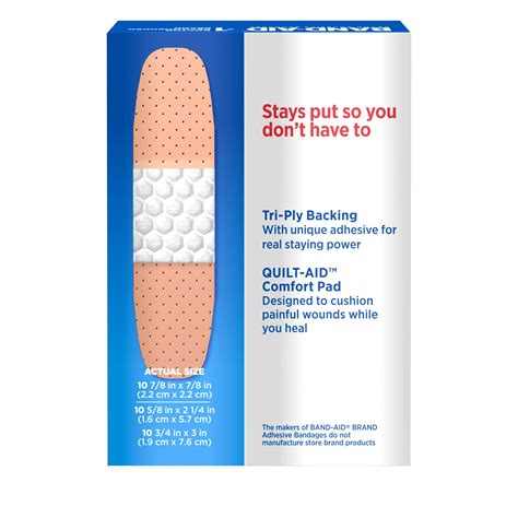 Tru Stay® Plastic Breathable Adhesive Bandages Band Aid® Brand