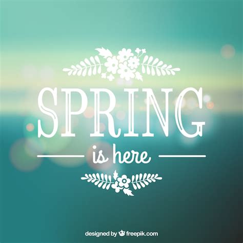 Spring Is Here Vector Free Download