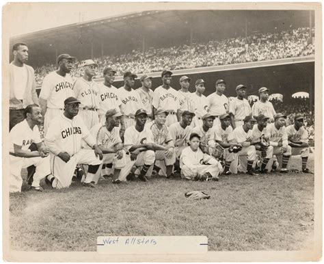 Hakes 1946 Negro League West All Stars Team Photo