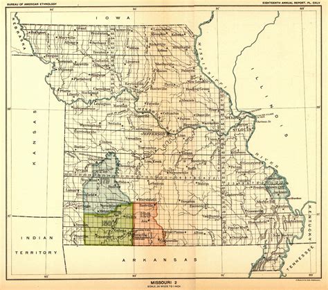 Indian Land Cessions Maps And Treaties In Arkansas Indian