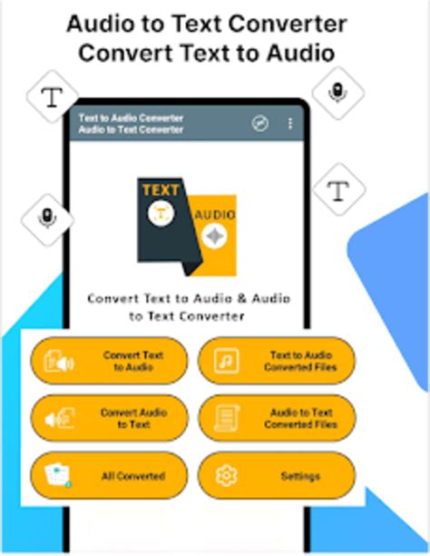 Audio To Text Converter لنظام Android تنزيل