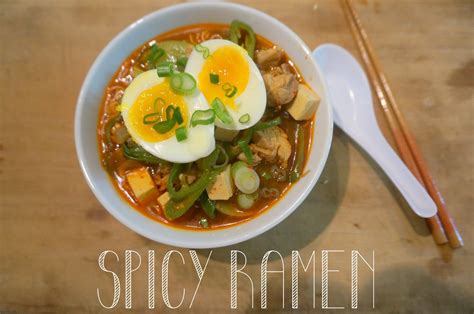 Homemade Spicy Ramen