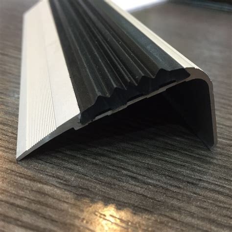 Stair nosing rubber vinyl metal. China Rubber Insert Anti Slip Aluminum Stair Nosing - China Stair Nosing, Carborundum Stair Nosing