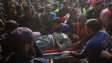 Suicide Bombing at Pakistan Mosque Kills At Least 87 - The New York Times