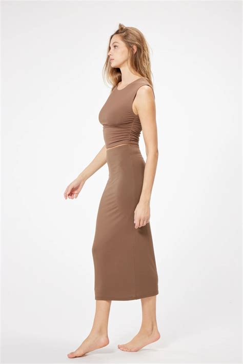 Palma Skirt In Brown V2v