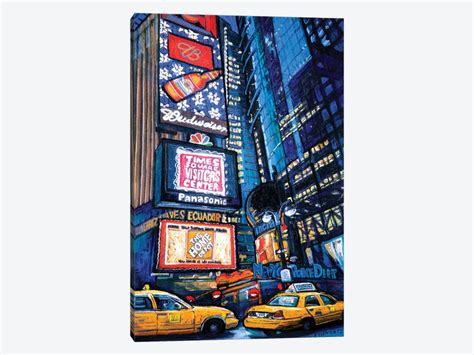 New York Times Square Canvas Art Print By Patricia Clements Icanvas