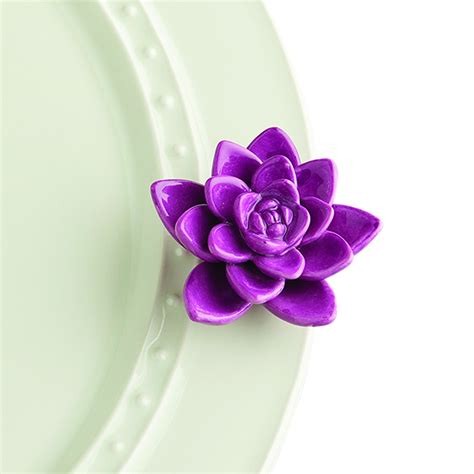 Nora Fleming Purple Flower A243 817298022597