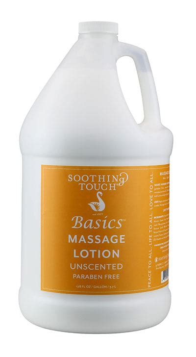 Fei Soothing Touch Basics Lotion Unscented 1 Gallon Massage Lotion