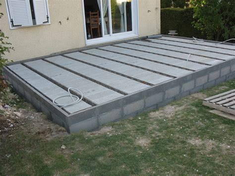 Faire Une Terrasse En Dalle Faire Une Terrasse En Beton Wikilia Idees Conception Jardin