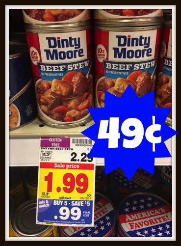Save 1 empty can this is the like grabbing a satisfying dinty moore® stew yourself. Get Dinty Moore Beef Stew For Just 49¢ each During Kroger Mega Event! | Kroger Krazy