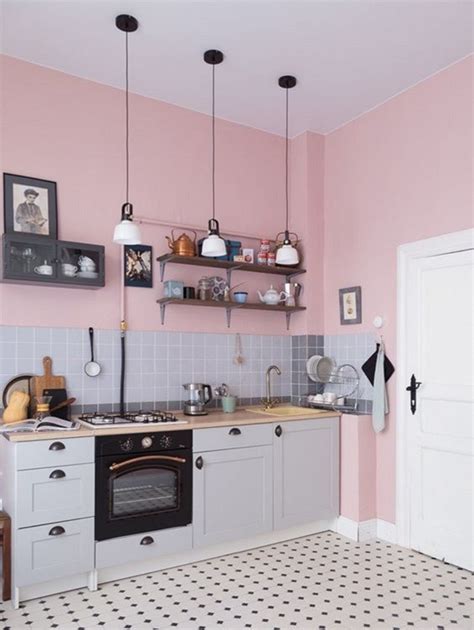 warna cat dapur sempit  terlihat luas  nyaman