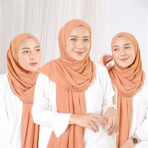 Jual Pashmina Instan Inner Pasmina Bawal Inner 2 In 1 Shopee Indonesia