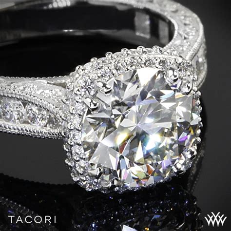 In addition to being effortlessly elegant, cushion cut engagement rings are the favorites of bridal jewelry designers that include a. Tacori RoyalT Cushion-Style Bloom Diamond Engagement Ring | 3074