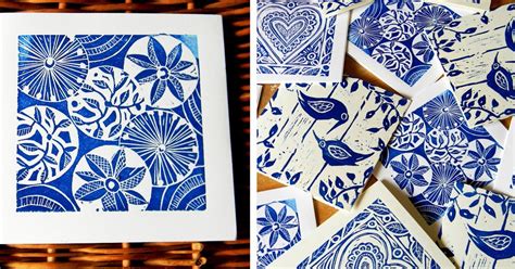 Martha stewart everyday lovely floral pattern. Mangle prints | Linocut prints, Prints, Print patterns
