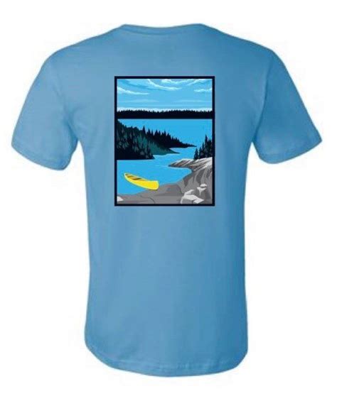 Mmzero Landscape Canoe T Shirt — Mmzero