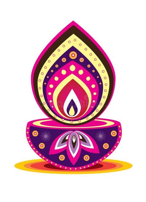 Diwali candle light royalty free illustration | Diwali candles, Happy diwali images, Diwali images