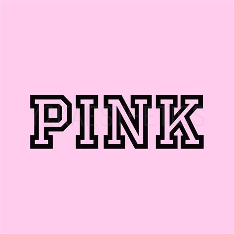 Pink Victorias Secret Logo Svg Digital Download Etsy