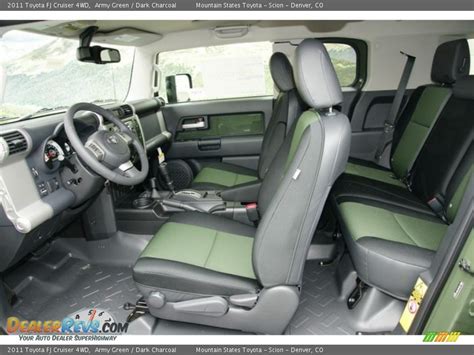 New folding headrests on the the special edition also preps the fj cruiser's body and interior for trail driving. Dark Charcoal Interior - 2011 Toyota FJ Cruiser 4WD Photo ...