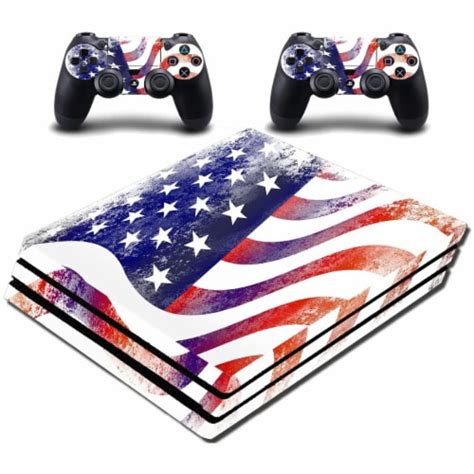 Vwaq American Flag Ps4 Pro Skins For Console And Controllers Decals Ppgc11 1 Ralphs